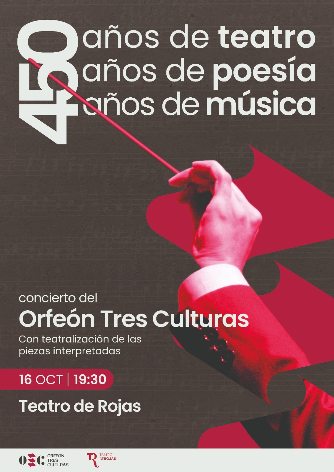 Cartel 450 Aniversario Teatro de Rojas